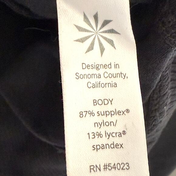 Athleta black bomber jacket size large - Picture 4 of 5